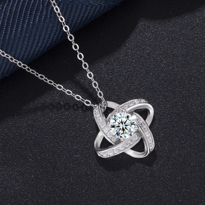 For Daughter - S925 I Am Always With You Knot Necklace