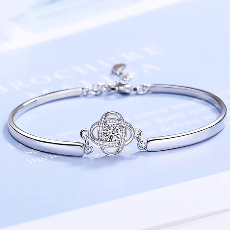 For Daughter - S925 Love Dad Nodule Three-Part Bracelet