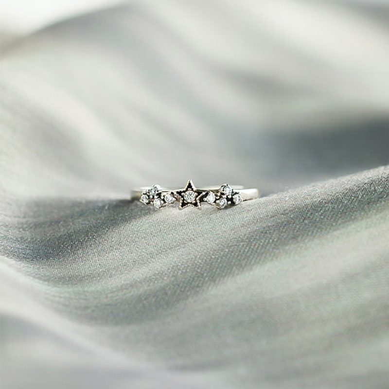 For Daughter - S925 You Were Born To Shine Star Ring