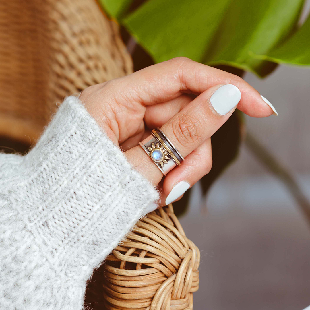 For Daughter - I Will Always Be With You Sunburst Ring