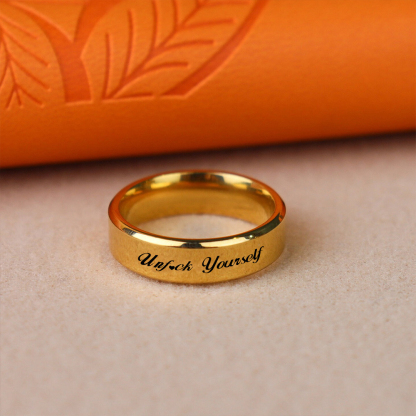 Unfuck Yourself Wide-Band Ring