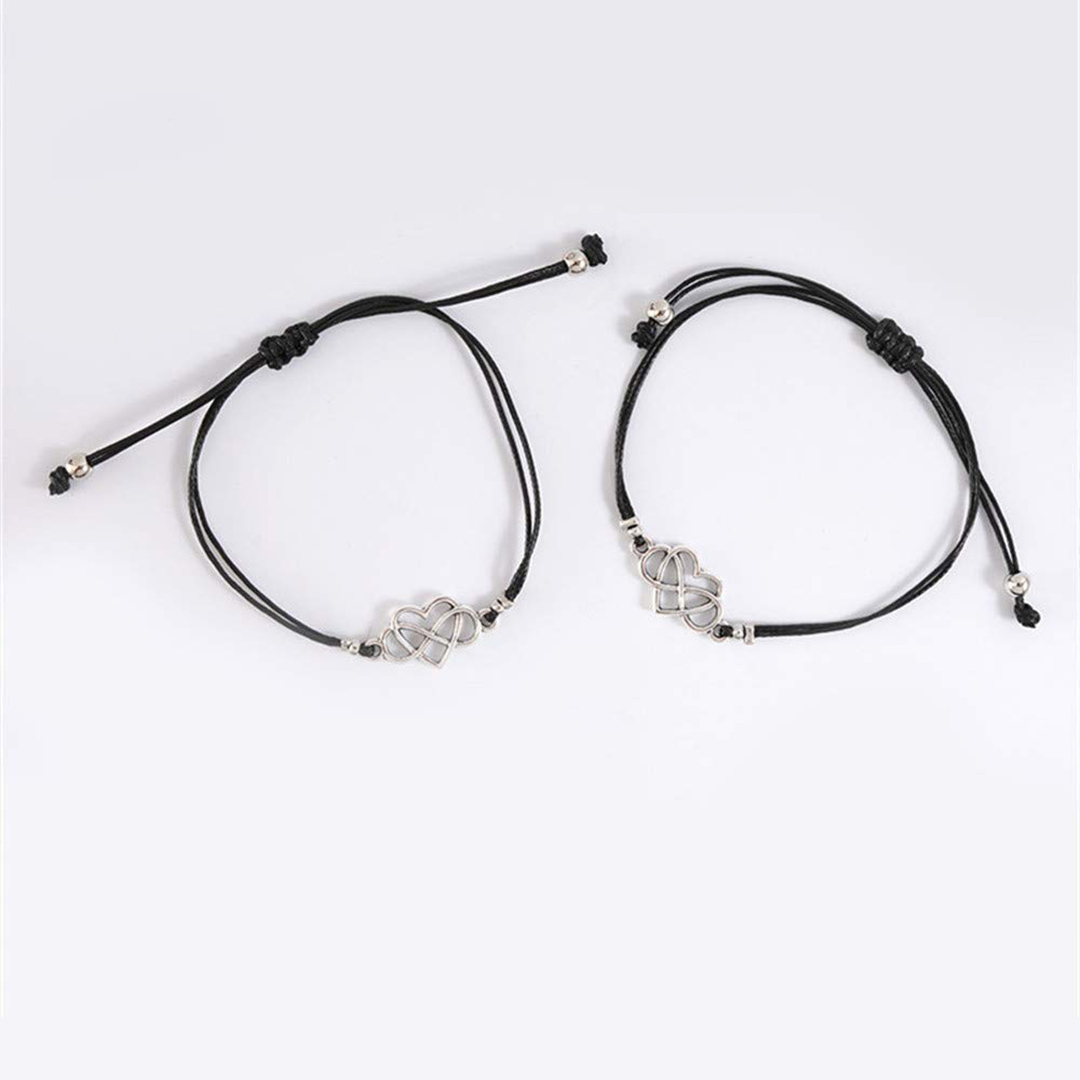 For Friend - Our Friendship Means The World To Me Infinity Heart Bracelet