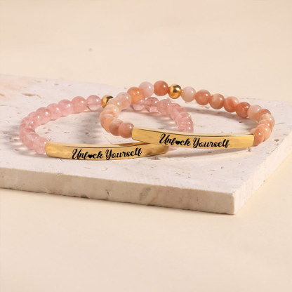 Unfuck Yourself Bead Lettering Bracelet