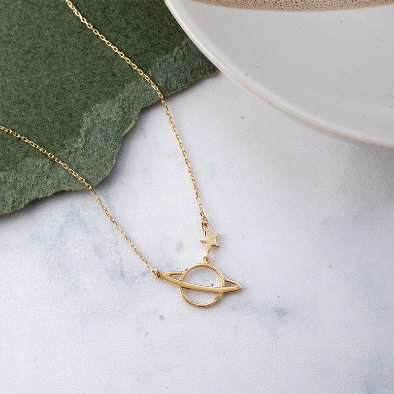 For Granddaughter - You Are The Most SPECIAL STAR In The Universe Planet Necklace