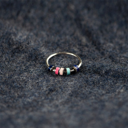 For Daughter - BE BADASS Everyday Spinning Enamel Fidget Ring