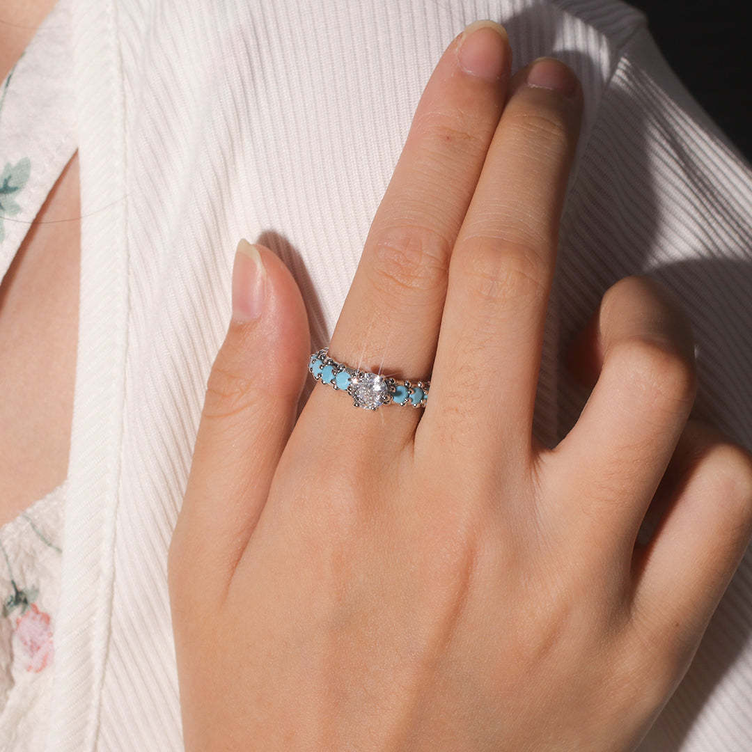Vintage Turquoise Big Ring