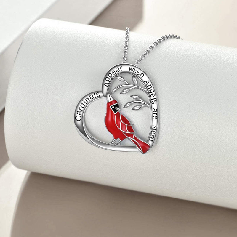 For Memorial - I Am Always With You Cardinals Memorial Necklace
