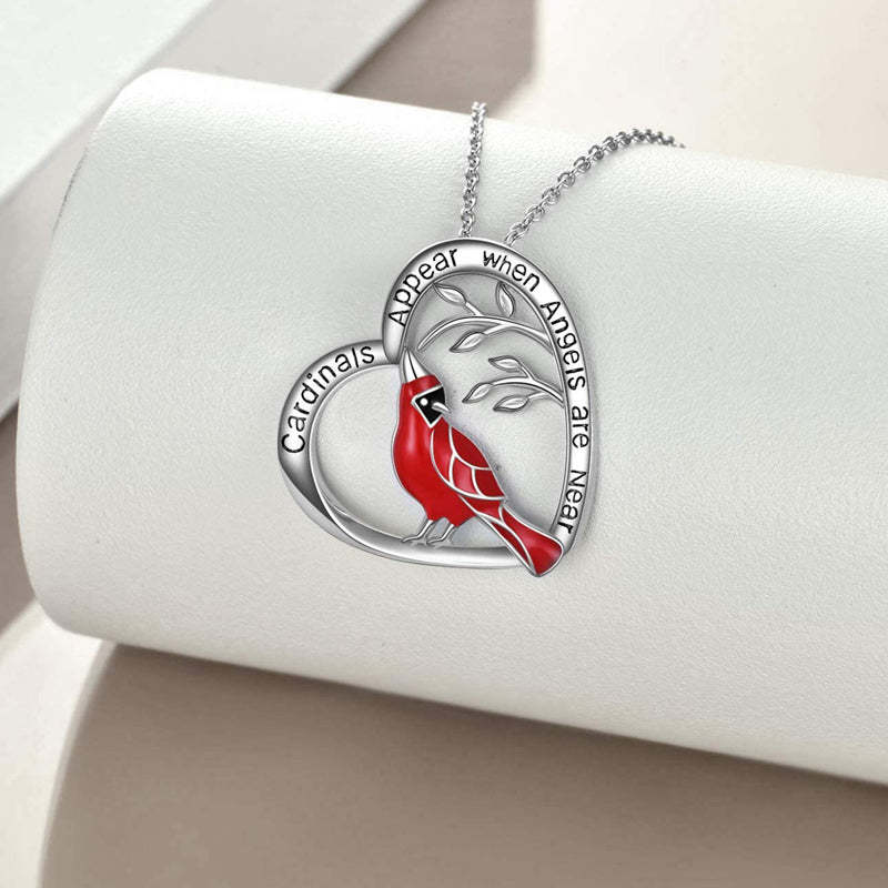 For Memorial - I Am Always With You Cardinals Memorial Necklace