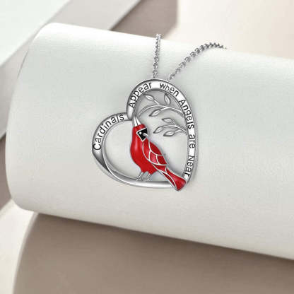 For Memorial - I Am Always With You Cardinals Memorial Necklace