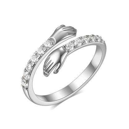 For Granddaughter - Filled It with My Love and Light Hug Ring