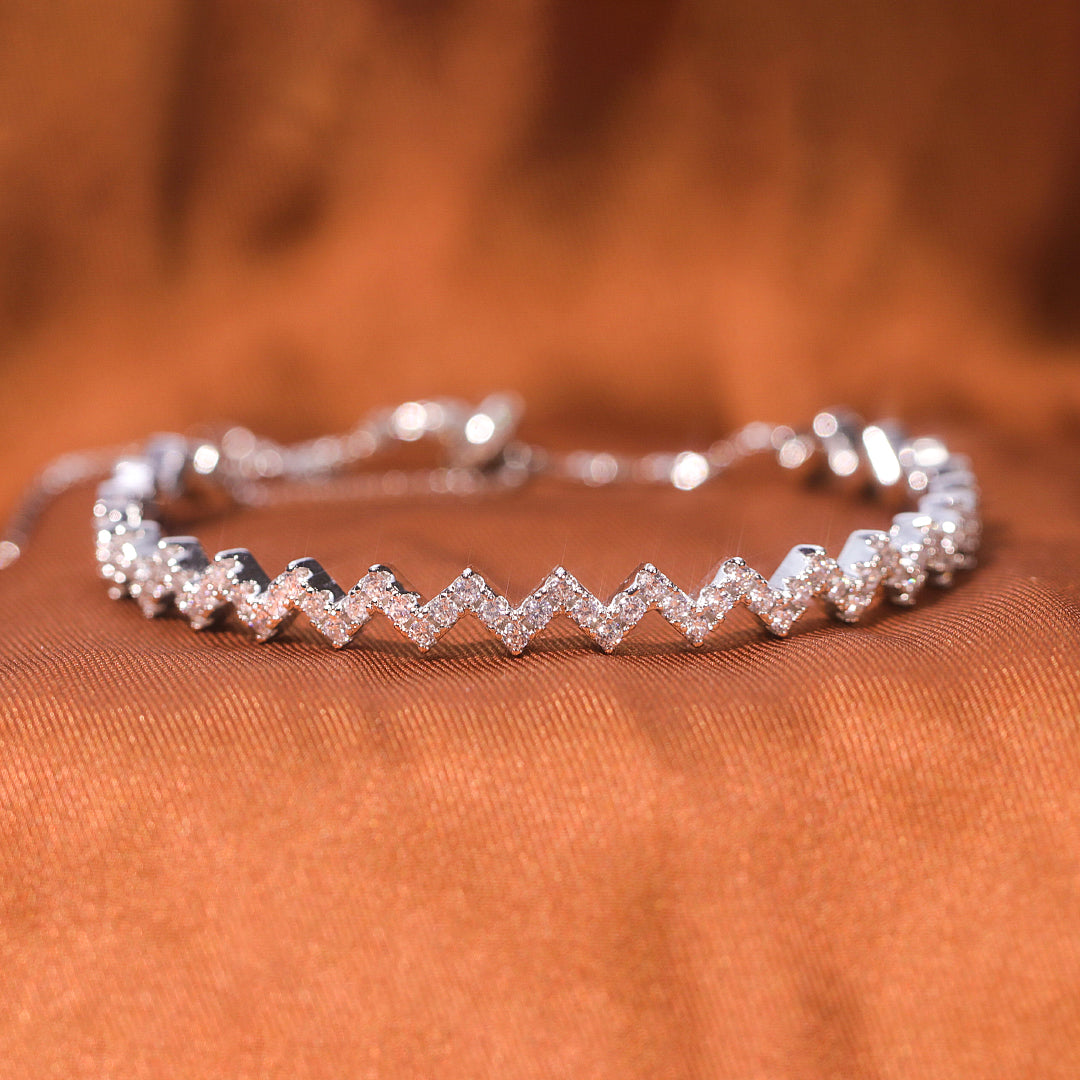 For Daughter - S925 I Will Be There For You Through Highs And Lows In Life Bracelet