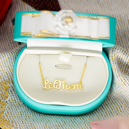 Let Them Cut Necklace