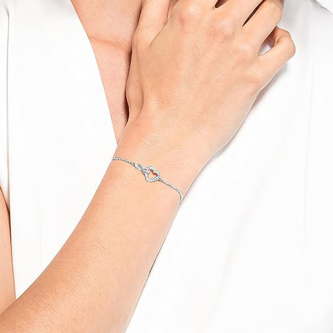 For Grandaughter/Daughter - S925 I’ll Always Be With You Infinite Love Bracelet