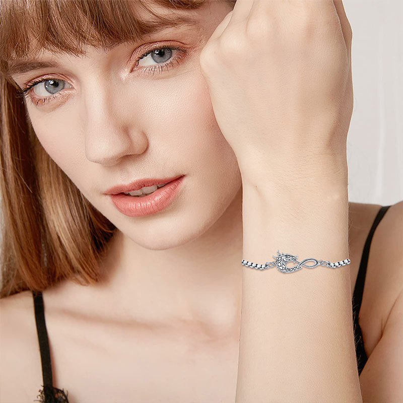 For Daughter - Infinity Dragon Bracelet