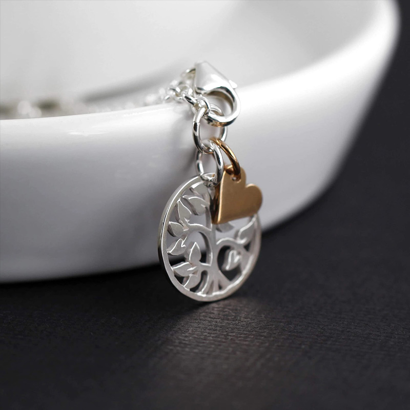 For Daughter-In-Law  - S925 Tree of Life Heart Necklace