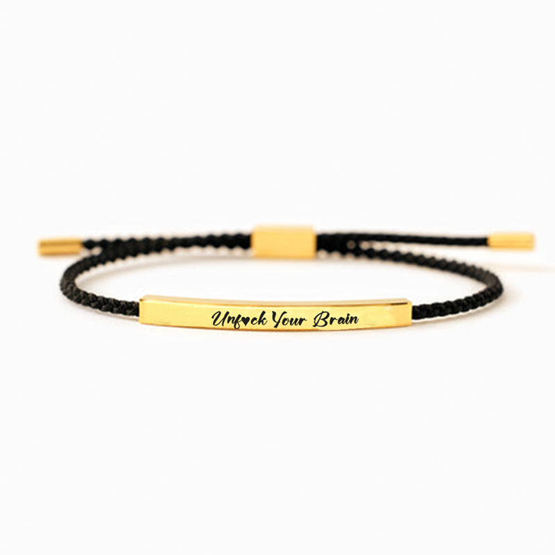 Unf❤ck Your Brain Shoelace Bracelet