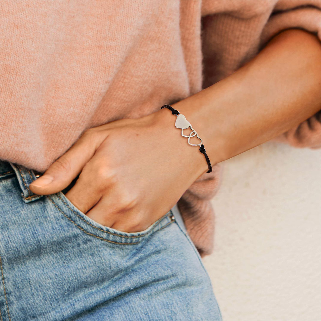 For Friend - Thank You For Being A Part Of My Badass Girl Gang String Bracelet