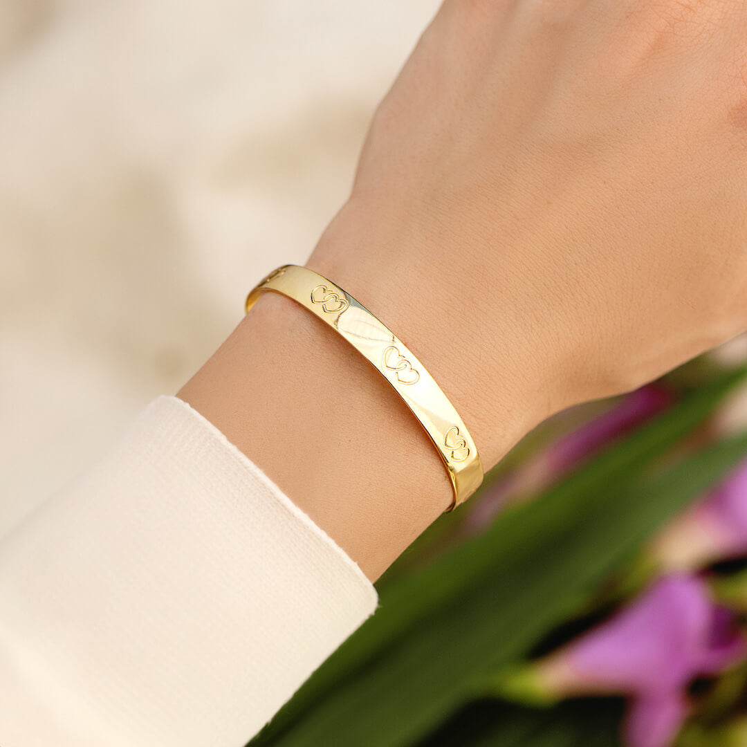 For Friend - I'm Honored To Call You My Soul Sister Double Heart Bracelet