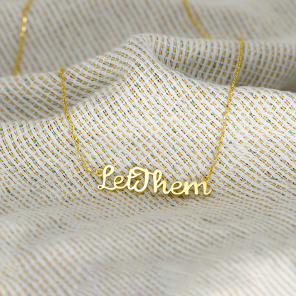 Let Them Cut Necklace