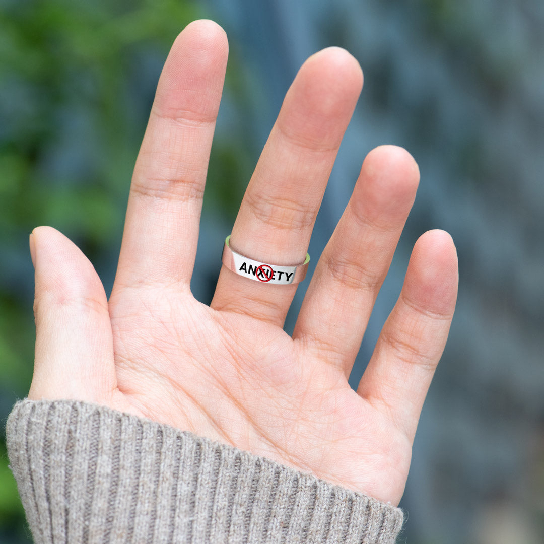 God Has Not Given Us A Spirit Of Fear, But Of Power And Of Love And Of A Sound Mind Engraved Cross Ring
