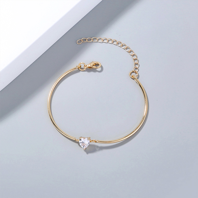 For Daughter-In-Heart - You Are More Than Just A Daughter-In-Law You Are Also My Daughter-In-Heart Diamond Heart Bracelet