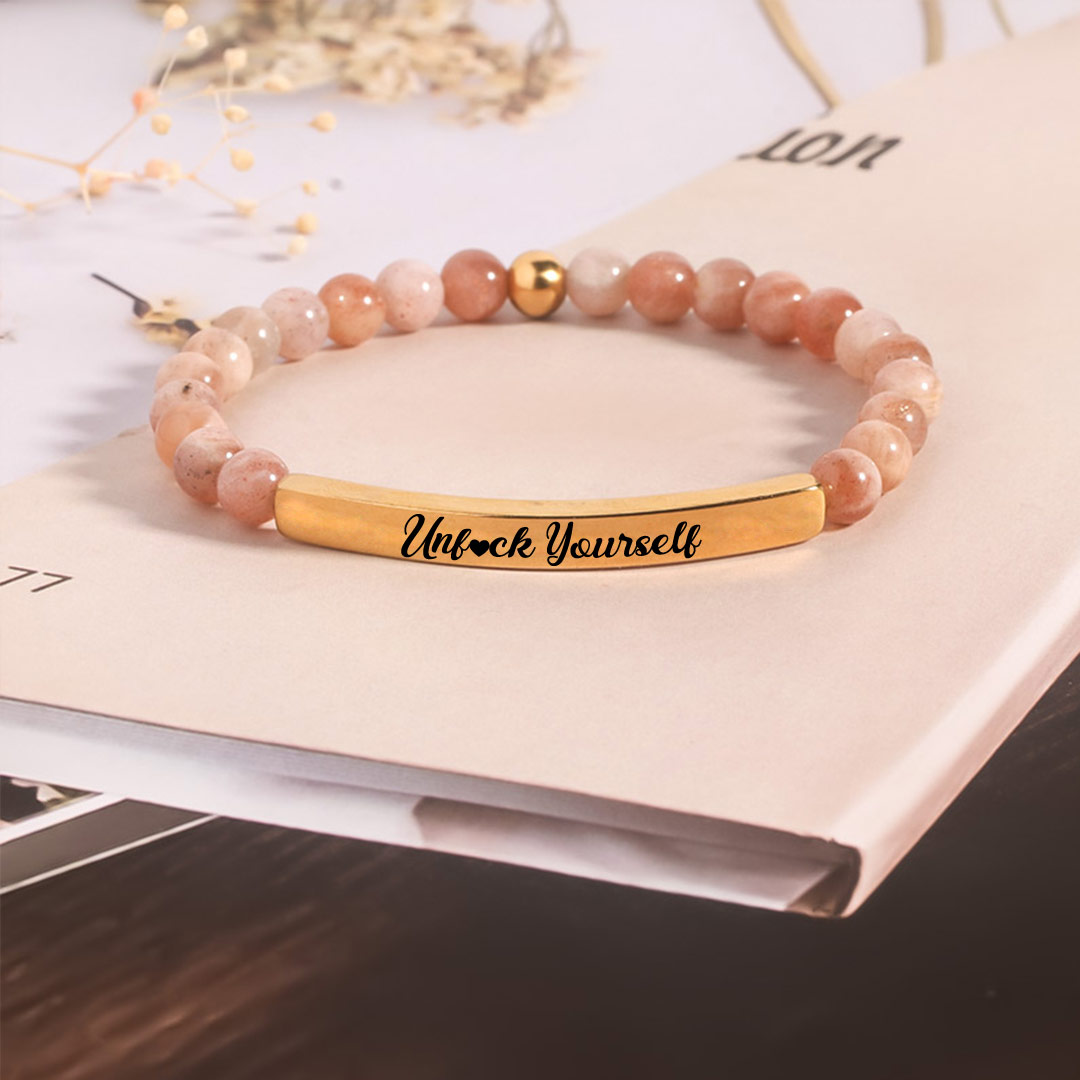 Unfuck Yourself Bead Lettering Bracelet