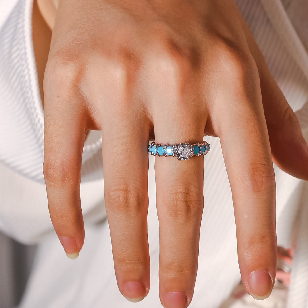 Vintage Turquoise Big Ring