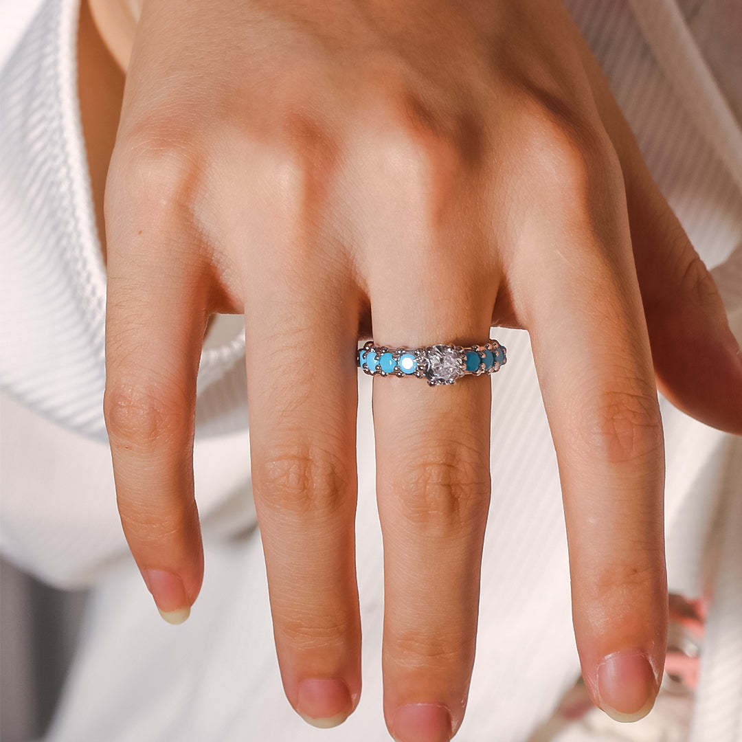 Vintage Turquoise Big Ring