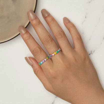 For Friends - Colorful Heart Ring