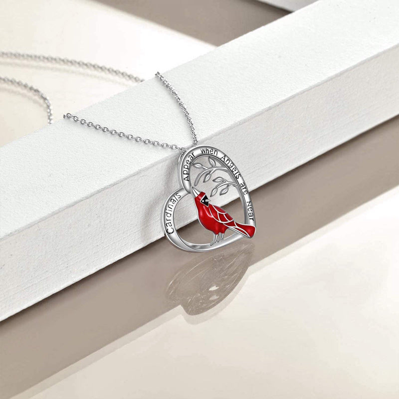 For Memorial - I Am Always With You Cardinals Memorial Necklace