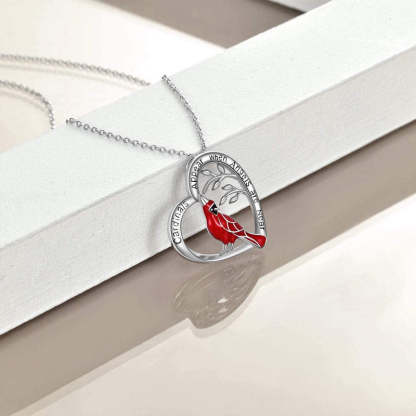 For Memorial - I Am Always With You Cardinals Memorial Necklace