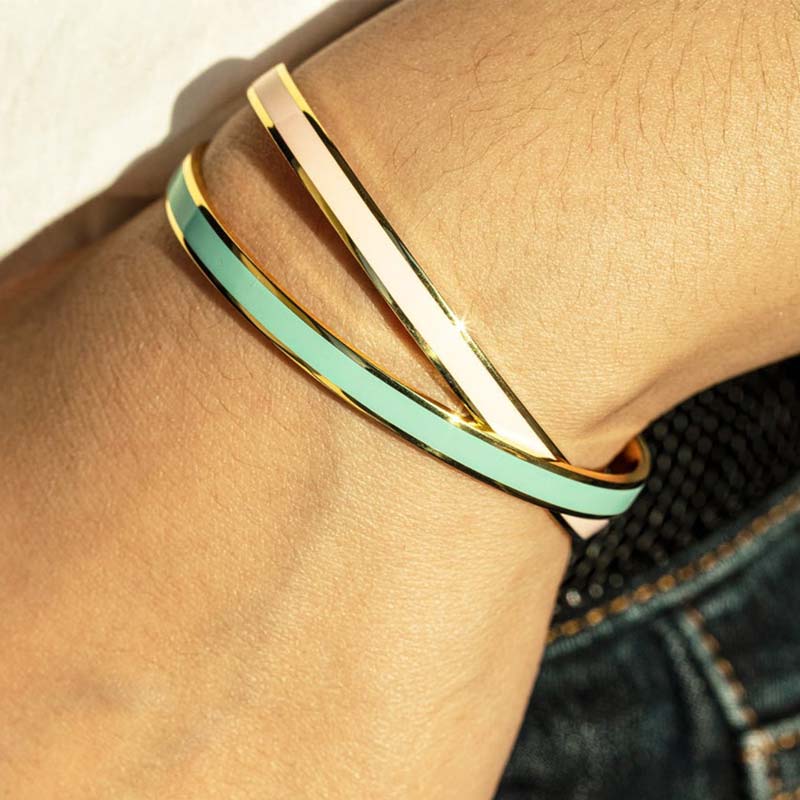 For Friends - Thank You For Being My Badass Tribe And Having My Back Cyan Cuff Bracelet-37bracelet