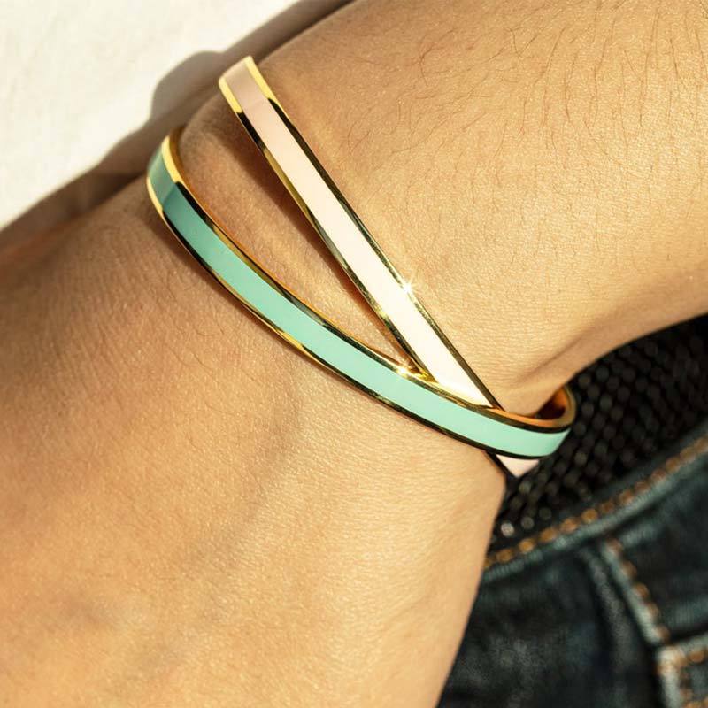 For Friends - Thank You For Being My Badass Tribe And Having My Back Cyan Cuff Bracelet-37bracelet