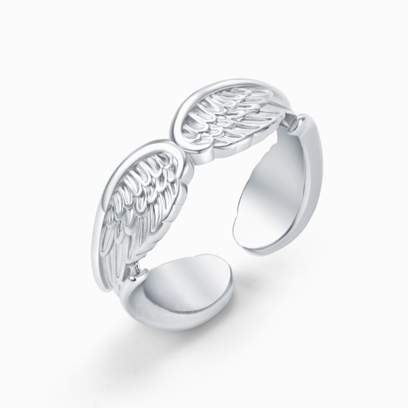 For Memorial - Until We Meet Again Wing Ring