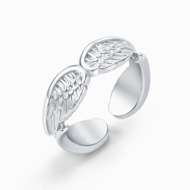 For Memorial - Until We Meet Again Wing Ring