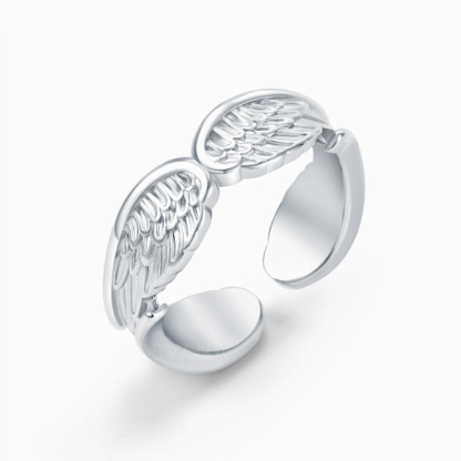 For Memorial - Until We Meet Again Wing Ring