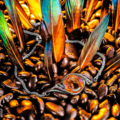 Rise From The Ashes Phoenix Crystal Bracelet