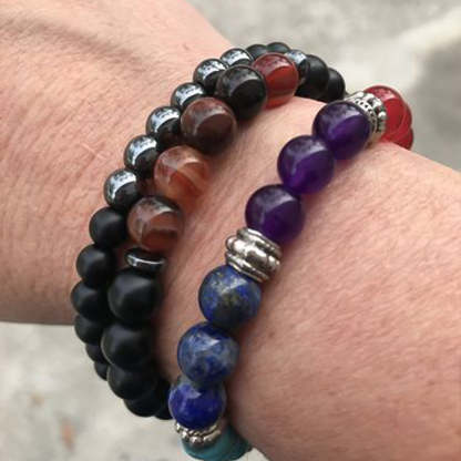 7 Chakra Healing Crystal Reiki Bead Bracelet