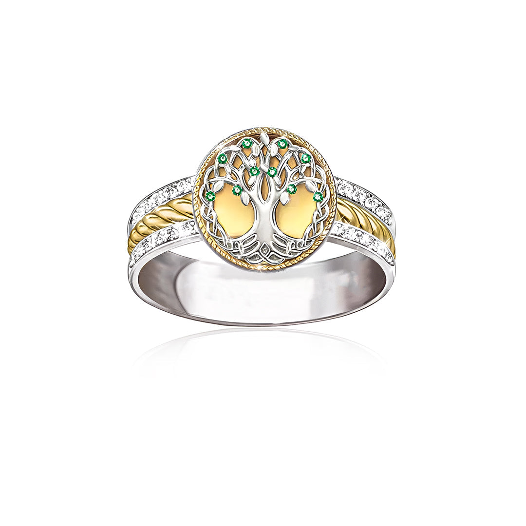 For Mom - S925 Mother is the Family Root Life Tree Ring