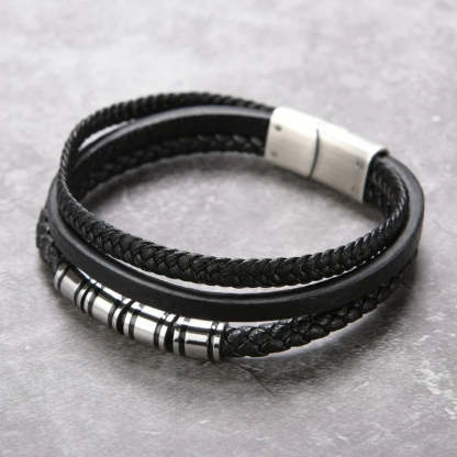 For Grandson - Be Strong, Be Brave, Be You, Be Badass Everyday Bracelet-37bracelet