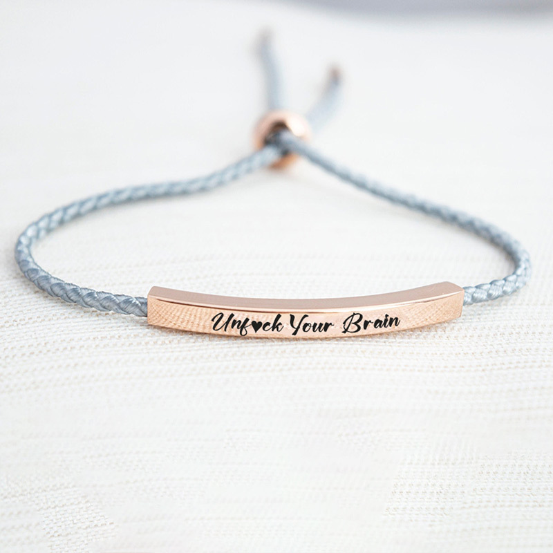 Unf❤ck Your Brain Shoelace Bracelet