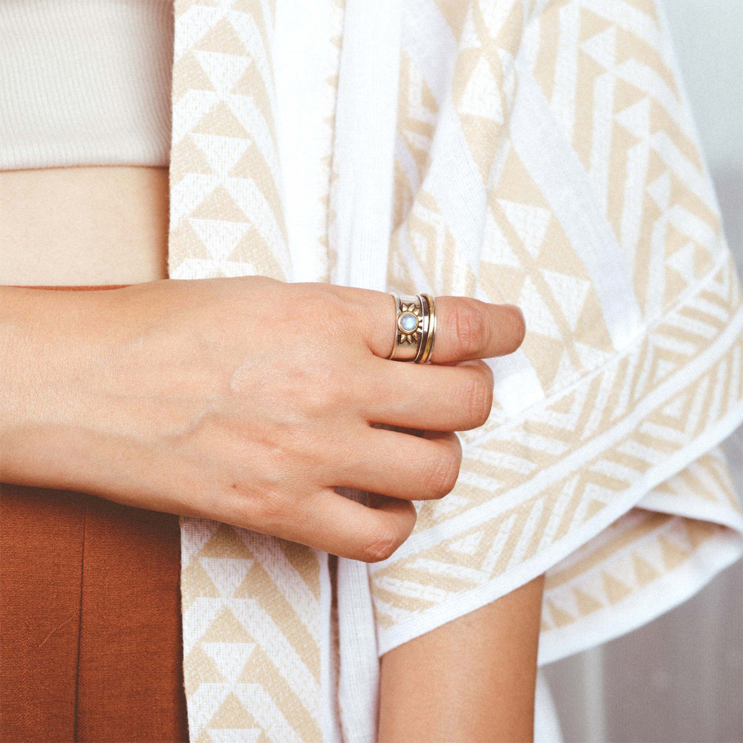 For Daughter - I Will Always Be With You Sunburst Ring