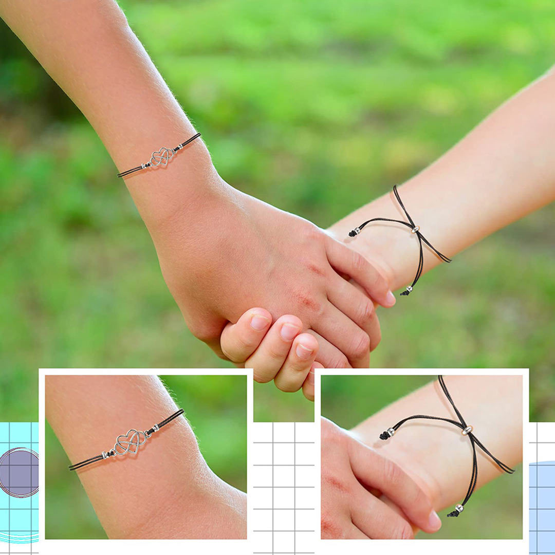 For Friend - Our Friendship Means The World To Me Infinity Heart Bracelet