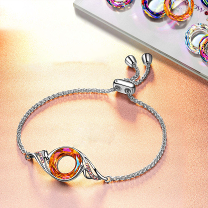 Rise From The Ashes Phoenix Crystal Bracelet