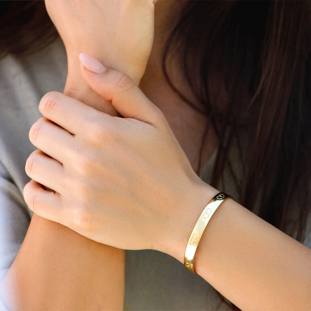 For Friend - I'm Honored To Call You My Soul Sister Double Heart Bracelet
