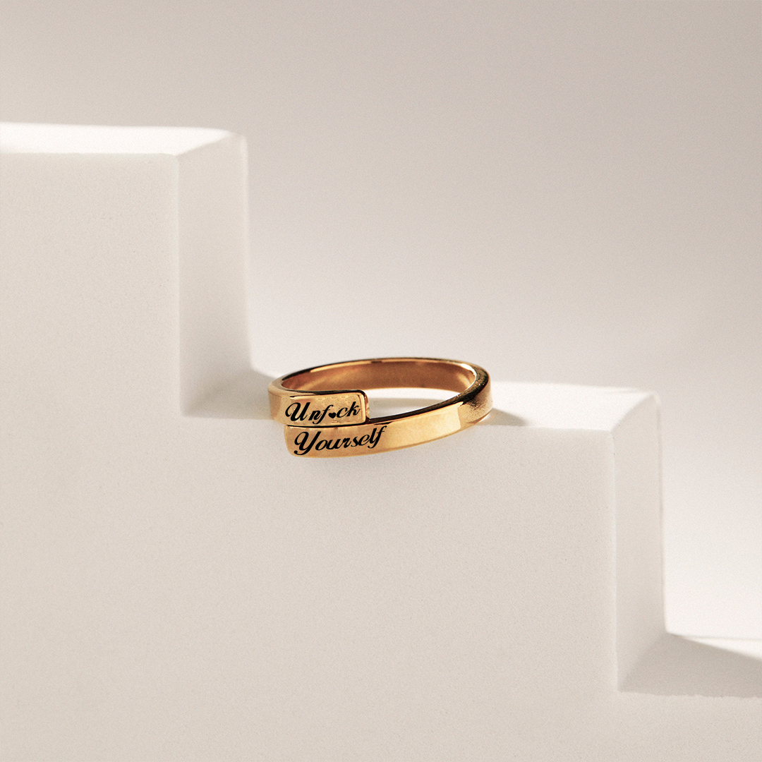 Unf❤️ck Yourself Double Layered Ring