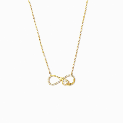 For Daughter - Always Keep Me In Your Heart  For You Are Always In Mine Infinity Necklace