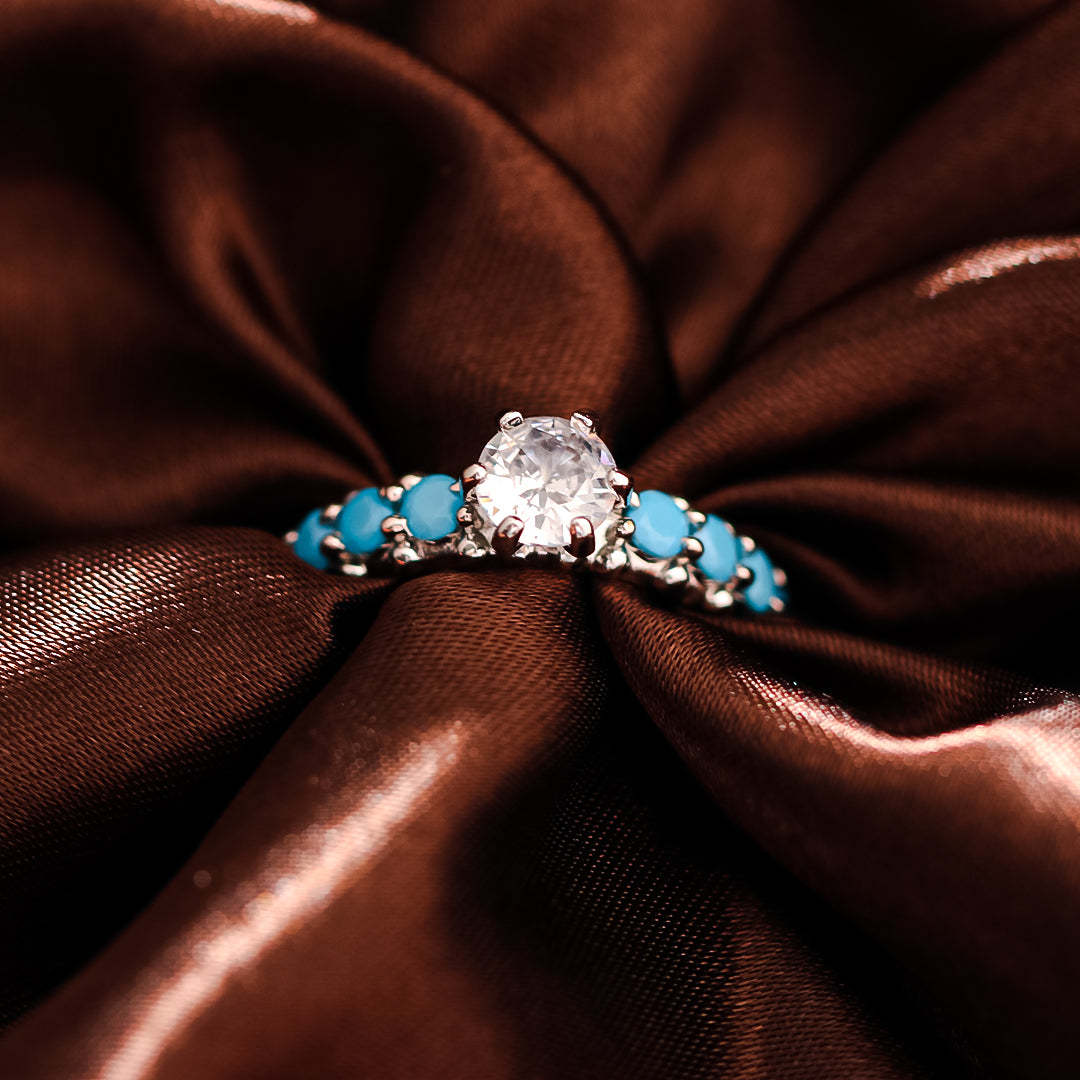 Vintage Turquoise Big Ring