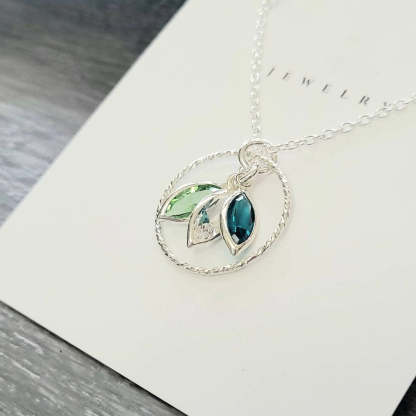 Personalized Family Birthstone Necklace