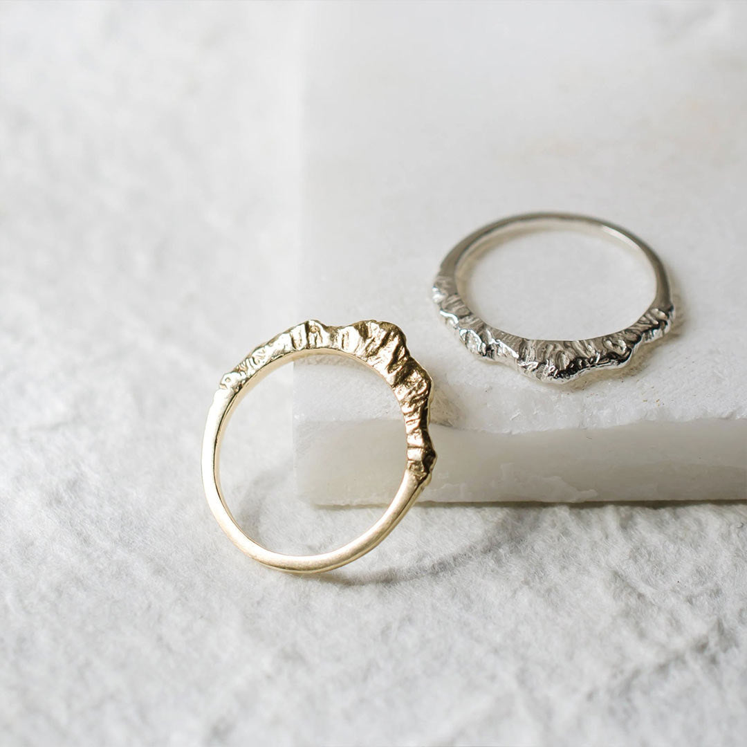 S925 Keep Climbing Mountain Ring